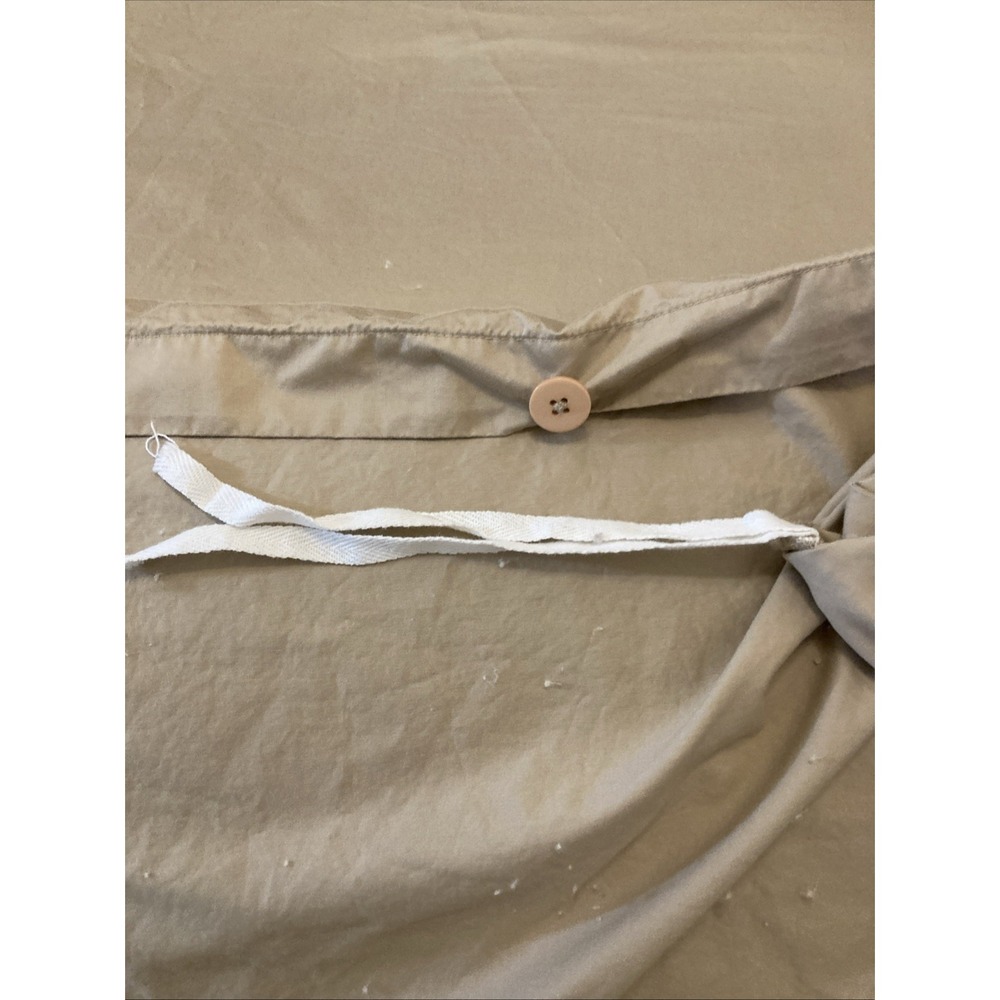 Front Gate 100% Cotton Tan Duvet King Size 104" W X97" - Picture 6 of 11